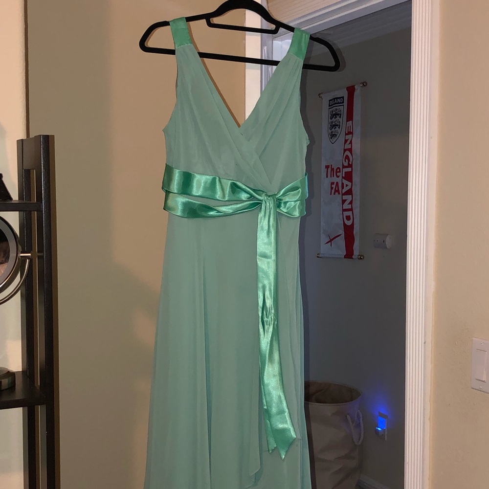 Teal dress